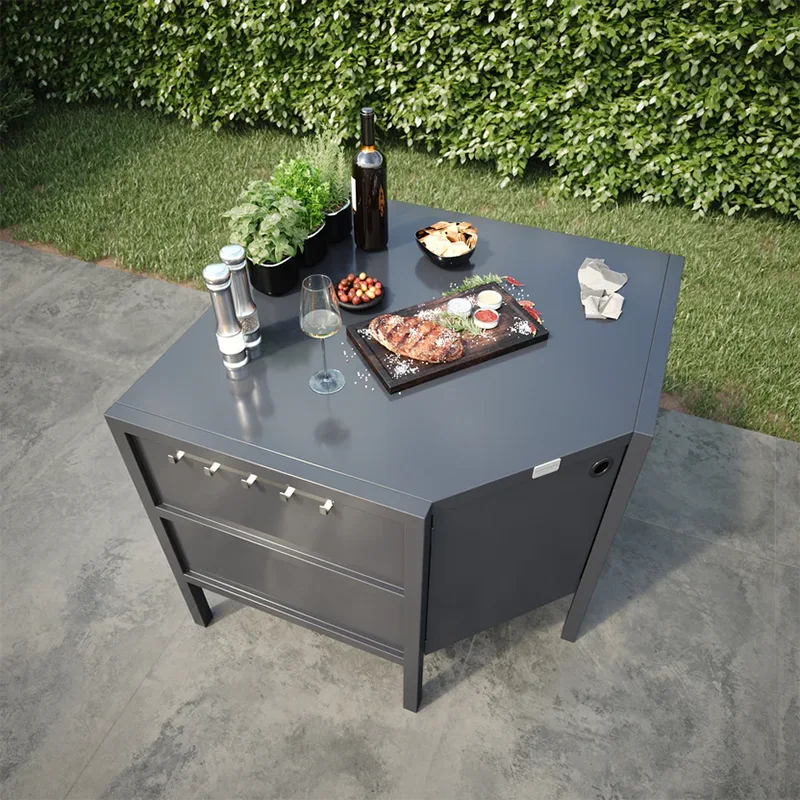 Outdoor Free-Standing Corner Cabinet Outdoor Free-Standing Corner Cabinet
