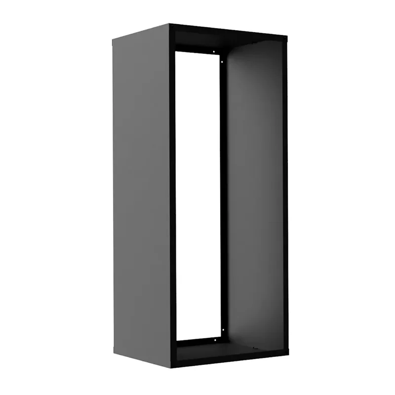 ที่เก็บฟืนสมัยใหม่ประกอบง่ายกลางแจ้ง